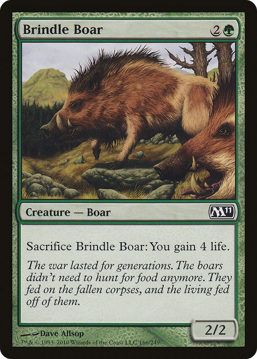 Brindle Boar (M11-166) - Magic 2011