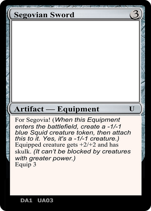 Segovian Sword (UNK-) - Unknown Event