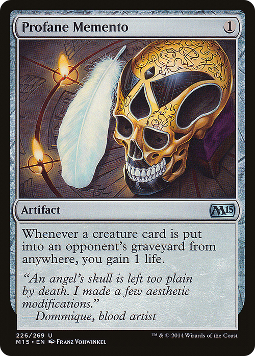 Profane Memento (M15-226) - Magic 2015 Foil
