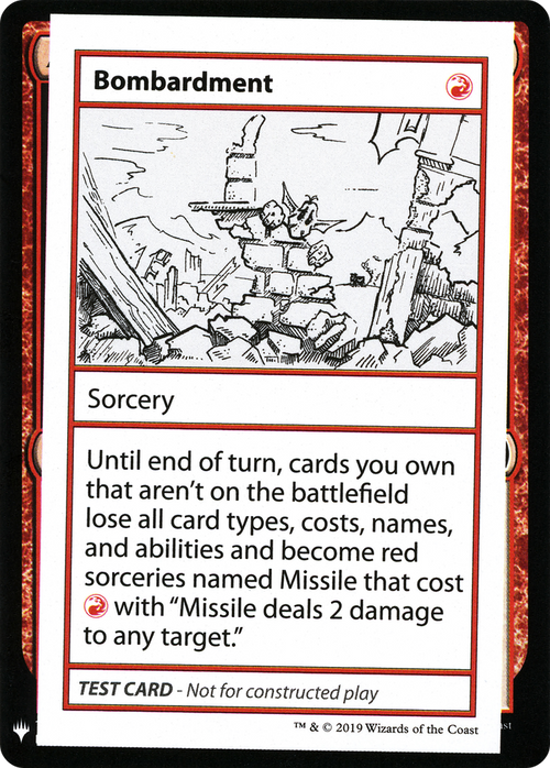 Bombardment (CMB1-) - Mystery Booster Playtest Cards 2019