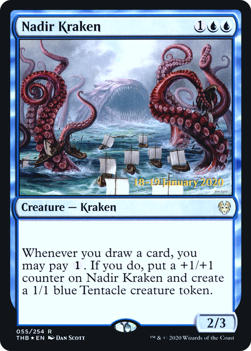 Nadir Kraken (PRE-55S) - Theros Beyond Death Promos Foil