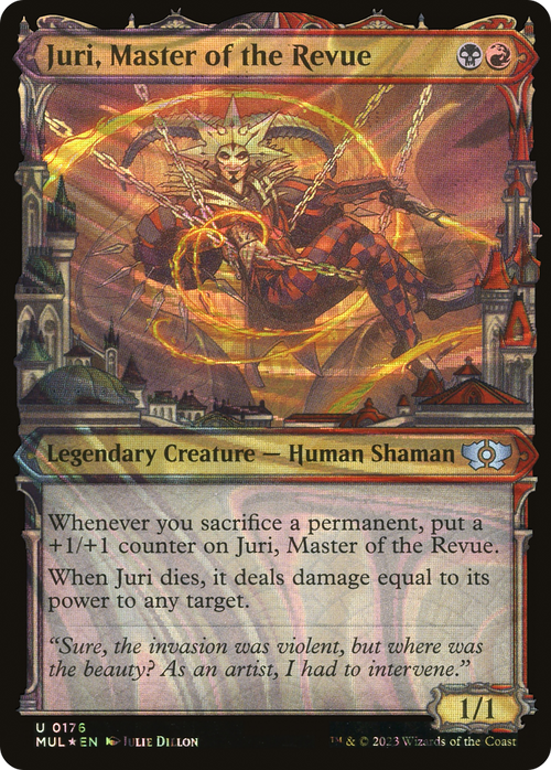 Juri, Master of the Revue (Halo Foil) (MUL-176) - Multiverse Legends: (Showcase) Foil