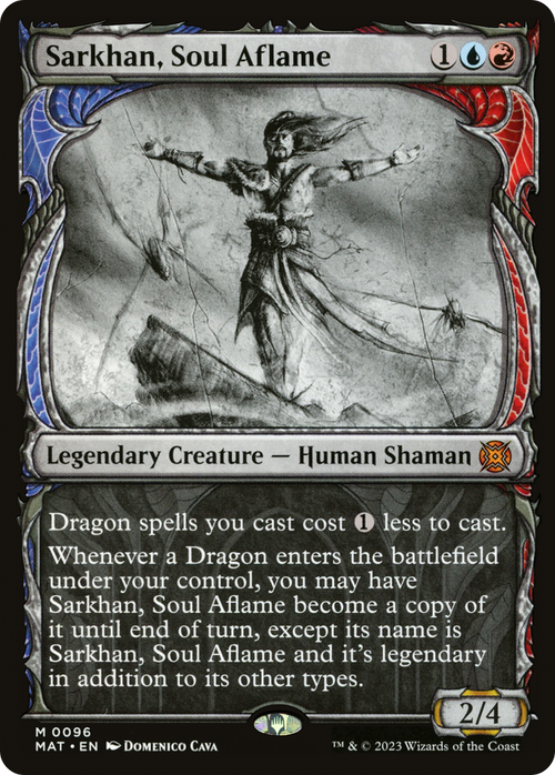 Sarkhan, Soul Aflame (Showcase) (MAT-096) - March of the Machine: The Aftermath: (Showcase) Foil