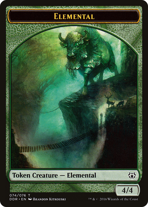 Elemental Token (DDR-074) - Duel Decks: Nissa vs. Ob Nixilis