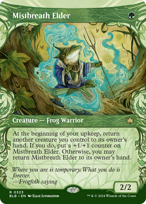 Mistbreath Elder (Showcase) (BLB-323) - Bloomburrow: (Showcase) (Borderless)