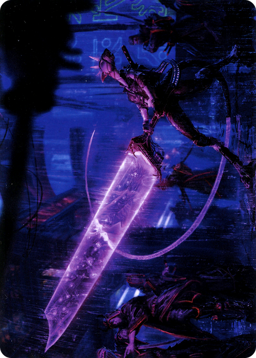 Enormous Energy Blade // Enormous Energy Blade (ANEO-016) - Neon Dynasty Art Series (Borderless)