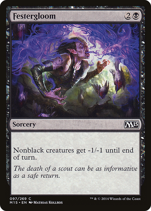 Festergloom (M15-097) - Magic 2015 Foil