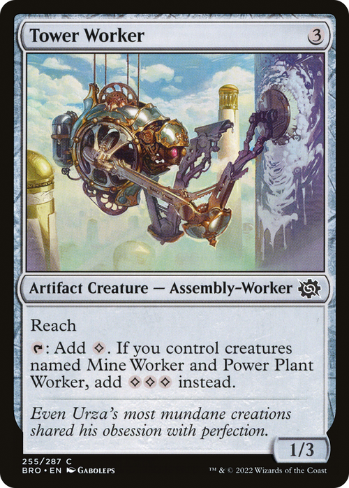 Tower Worker (BRO-255) - The Brothers' War Foil