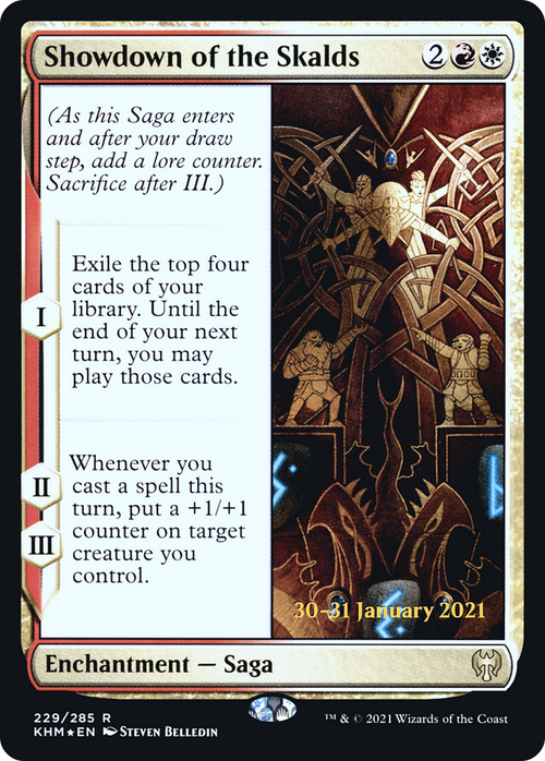 Showdown of the Skalds (PRE-229S) - Kaldheim Promos Foil