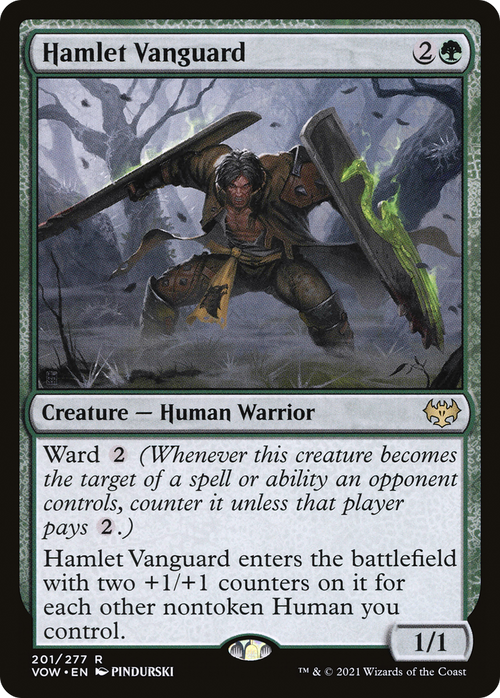 Hamlet Vanguard (VOW-201) - Innistrad: Crimson Vow Foil