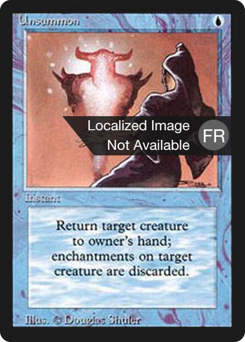Unsummon (FBB-) - Foreign Black Border
