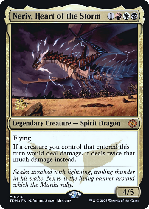 Neriv, Heart of the Storm (PRE-210S) - Prerelease Cards Foil