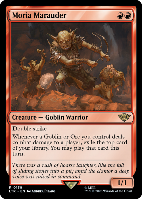 Moria Marauder (LTR-138) - The Lord of the Rings: Tales of Middle-earth Foil