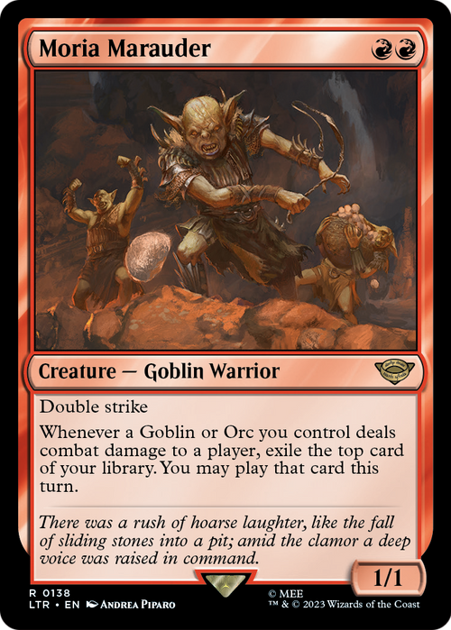 Moria Marauder (LTR-138) - The Lord of the Rings: Tales of Middle-earth Foil