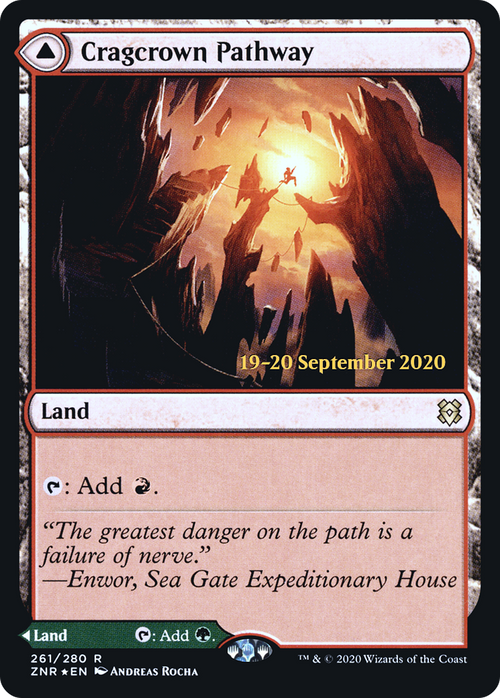 Cragcrown Pathway (PRE-261S) - Zendikar Rising Promos Foil