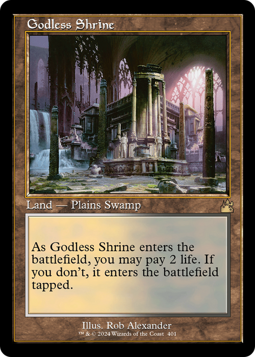Godless Shrine (Retro Frame) (RVR-401) - Ravnica Remastered