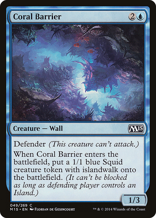 Coral Barrier (M15-049) - Magic 2015 Foil
