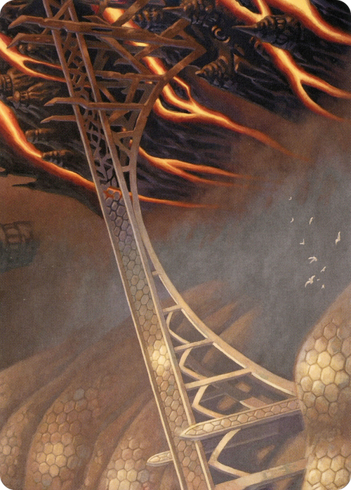 Rustvale Bridge // Rustvale Bridge (AMH2-077) - Modern Horizons 2 Art Series (Borderless) Foil