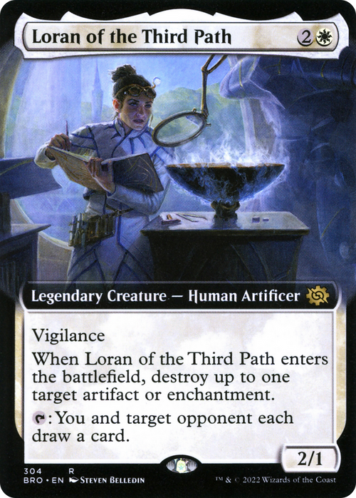 Loran of the Third Path (Extended Art) (BRO-304) - The Brothers' War: (Extended Art) Foil