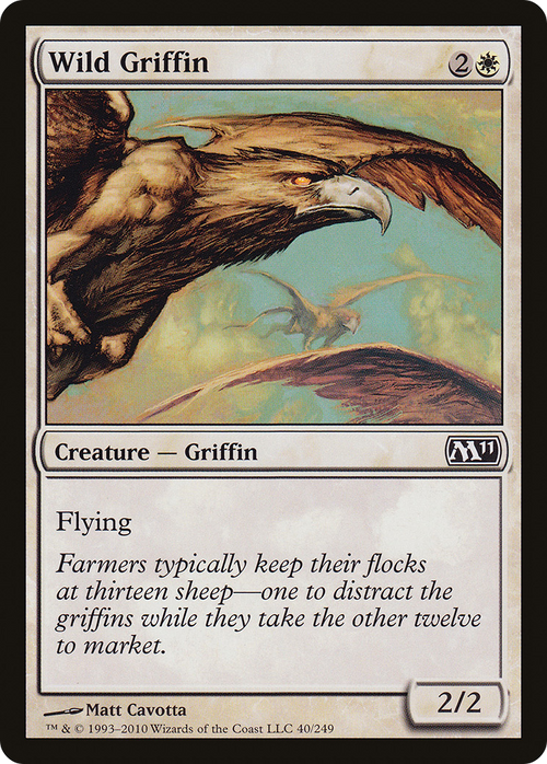 Wild Griffin (M11-040) - Magic 2011 Foil