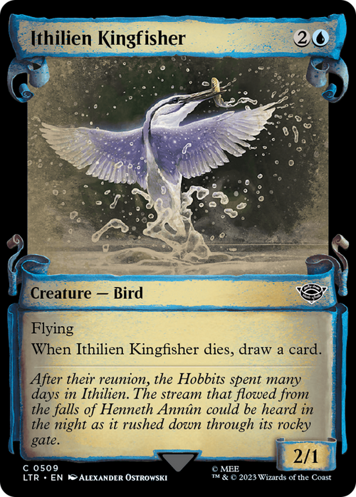 Ithilien Kingfisher (Showcase Scrolls) (LTR-509) - The Lord of the Rings: Tales of Middle-earth: (Showcase) Foil