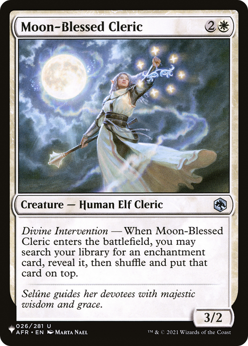Moon-Blessed Cleric (LIST-AFR-26) - The List