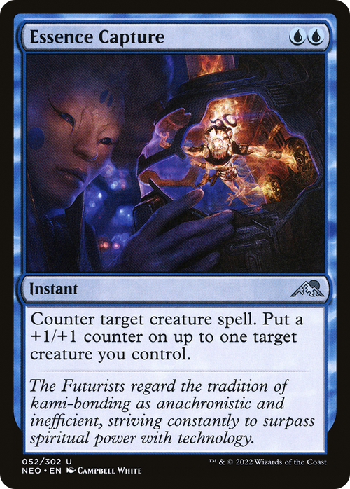 Essence Capture (NEO-052) - Kamigawa: Neon Dynasty Foil
