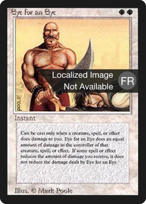 Eye for an Eye (FBB-) - Foreign Black Border