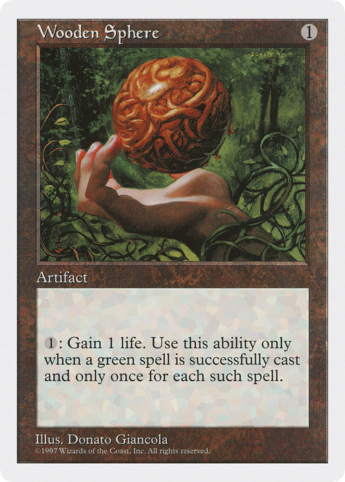 Wooden Sphere (5ED-) - Fifth Edition