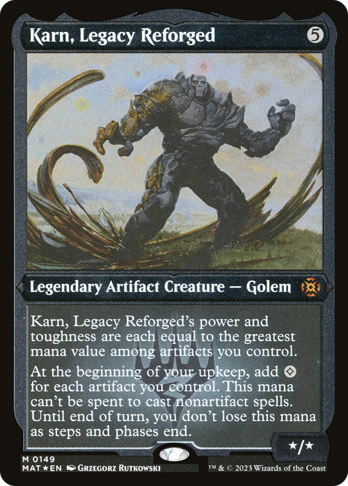 Karn, Legacy Reforged (Foil Etched) (MAT-149) - March of the Machine: The Aftermath Foil