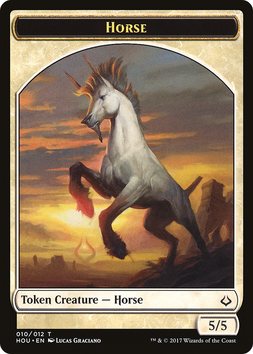 Horse Token (HOU-010) - Hour of Devastation Tokens