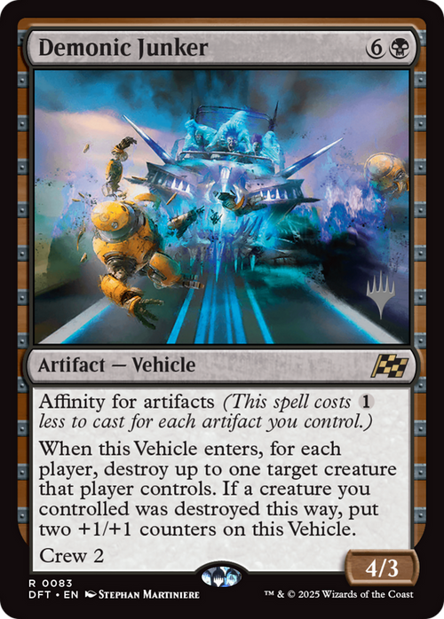 Demonic Junker (PPDFT-83P) - Promo Pack: Aetherdrift Foil