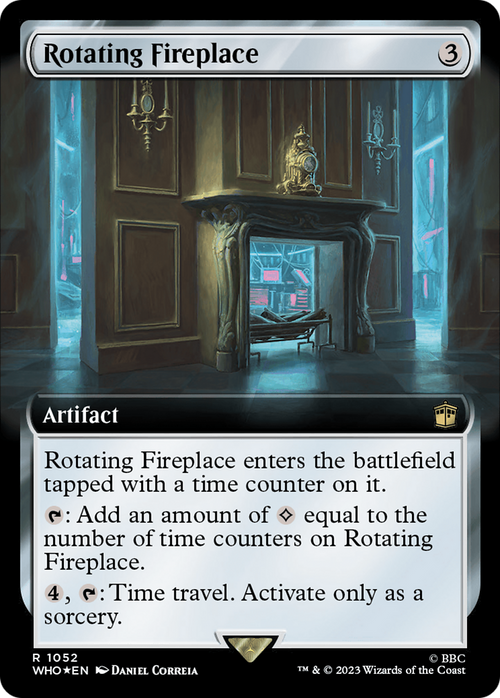Rotating Fireplace (Extended Art) (Surge Foil) (WHO-1052) - Doctor Who: (Extended Art) Foil
