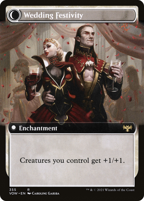 Wedding Announcement (Extended Art) (VOW-355) - Innistrad: Crimson Vow: (Extended Art, Double Faced Transform)