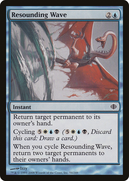 Resounding Wave (ALA-054) - Shards of Alara Foil