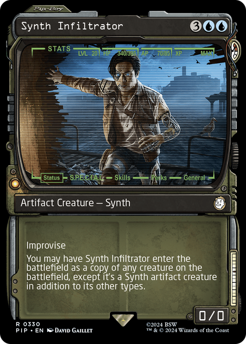 Synth Infiltrator (Showcase) (PIP-330) - Fallout: (Showcase) Foil
