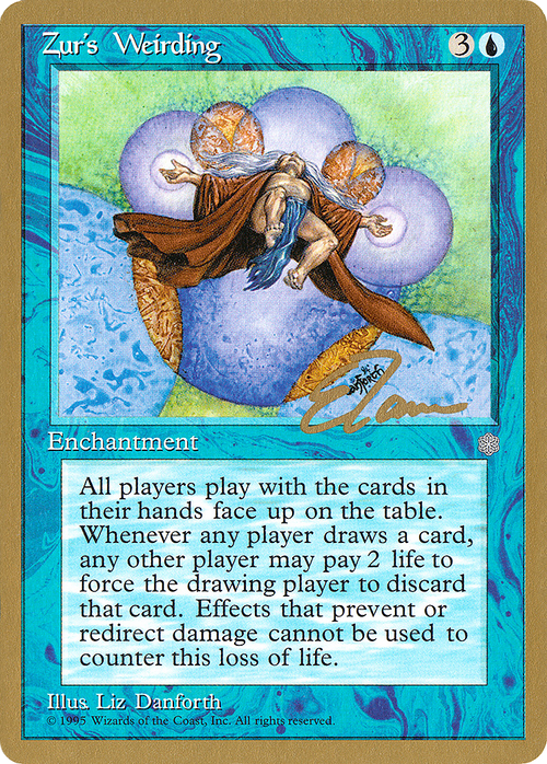 Zur's Weirding - 1996 Eric Tam (ICE) (WCD-) - Pro Tour Collector Set