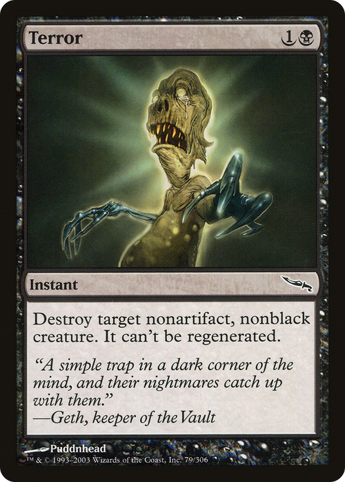 Terror (MRD-079) - Mirrodin Foil