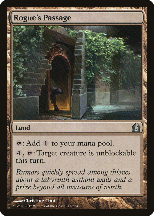 Rogue's Passage (RTR-245) - Return to Ravnica Foil