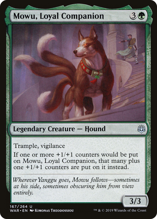 Mowu, Loyal Companion (WAR-167) - War of the Spark