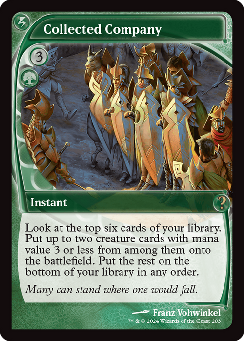 Collected Company (Future Sight) (MB2-203) - Mystery Booster 2 Foil