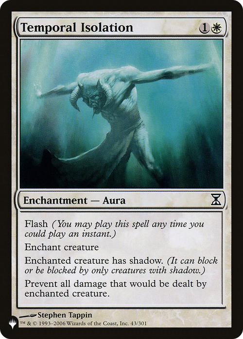 Temporal Isolation (LIST-TSP-43) - The List