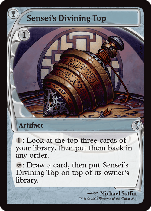 Sensei's Divining Top (Future Sight) (MB2-231) - Mystery Booster 2