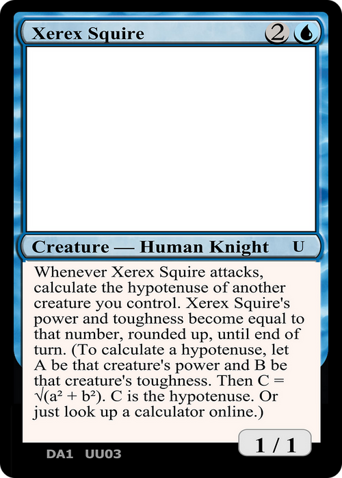 Xerex Squire (UNK-) - Unknown Event