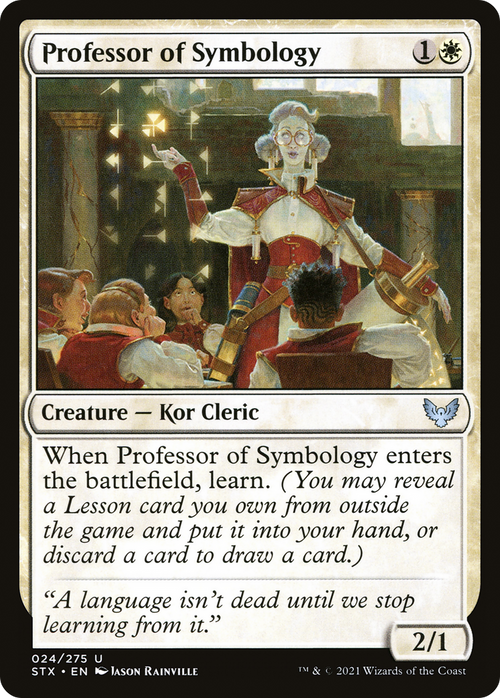 Professor of Symbology (STX-024) - Strixhaven: School of Mages Foil