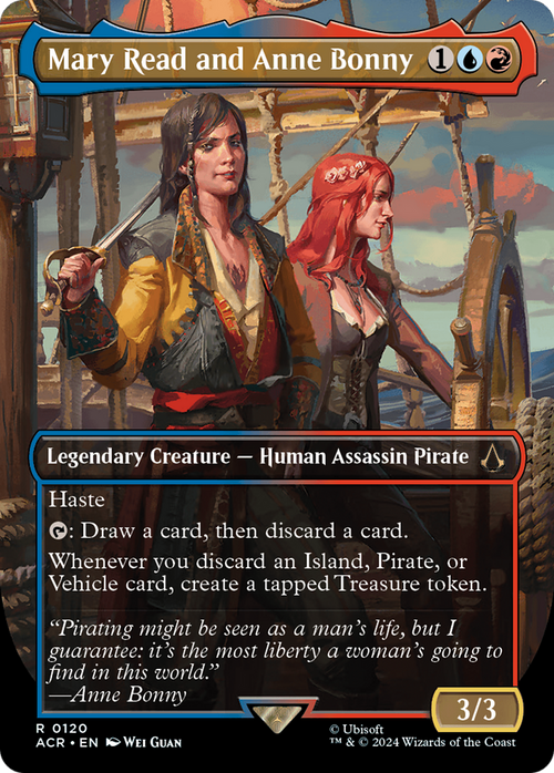Mary Read and Anne Bonny (Borderless) (ACR-120) - Assassin's Creed