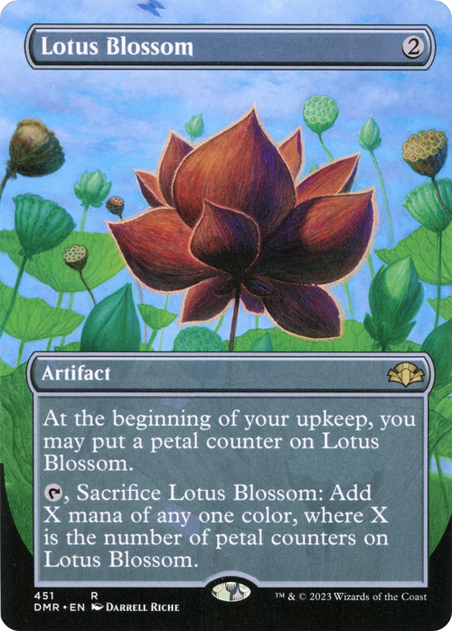Lotus Blossom (Borderless) (DMR-451) - Dominaria Remastered