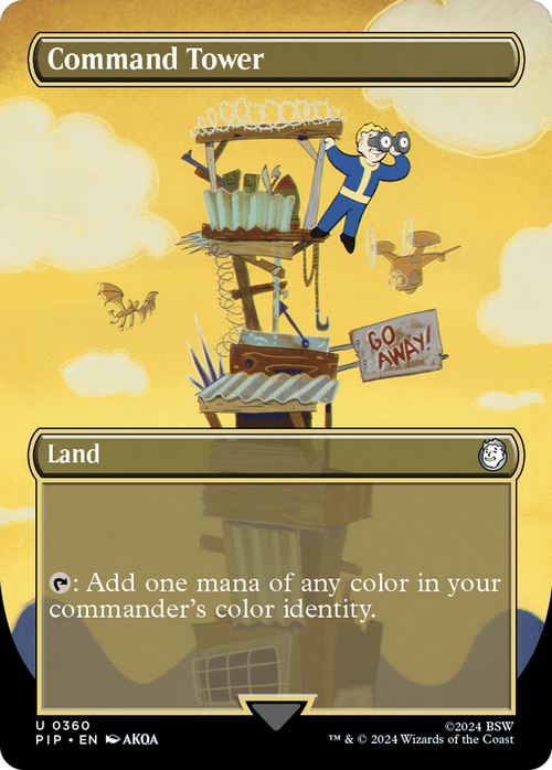 Command Tower (Borderless) (PIP-360) - Fallout Foil