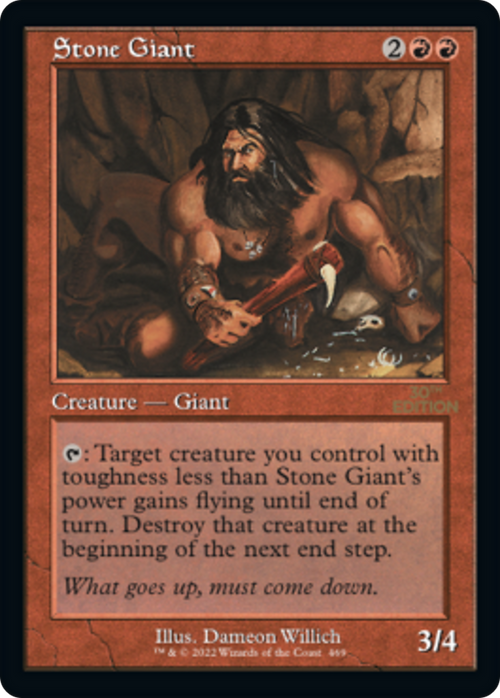 Stone Giant (Retro Frame) (30A-469) - 30th Anniversary Edition