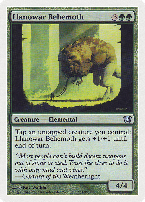 Llanowar Behemoth (9ED-252) - 9th Edition